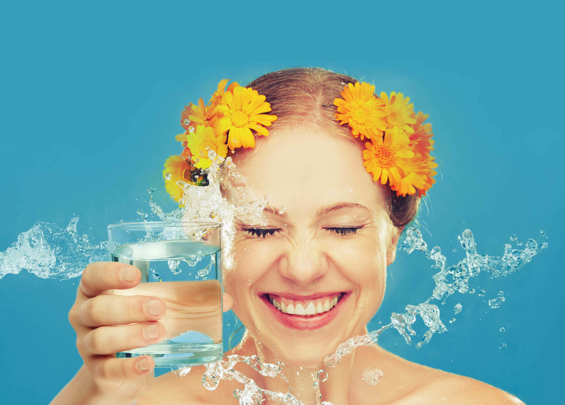 Bere acqua purificata del rubinetto di casa